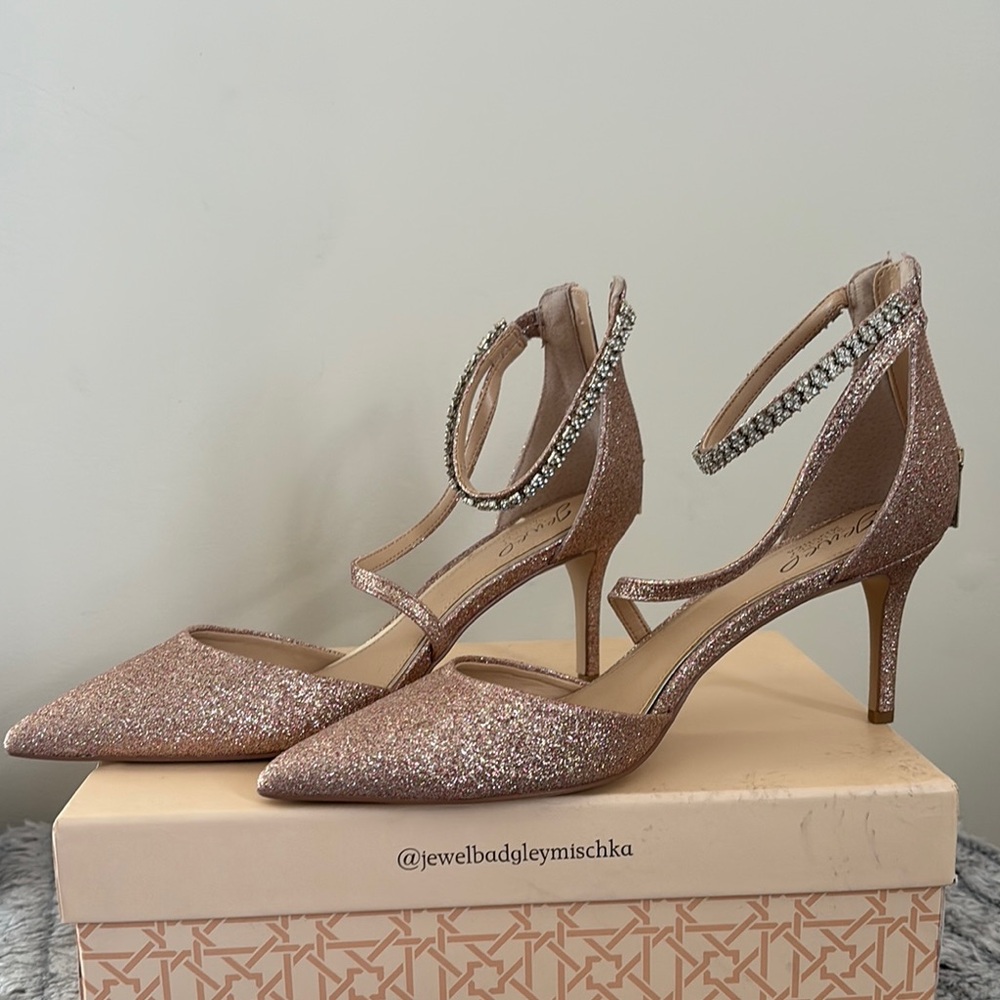 Bradley mischka pink gold gorgeous!